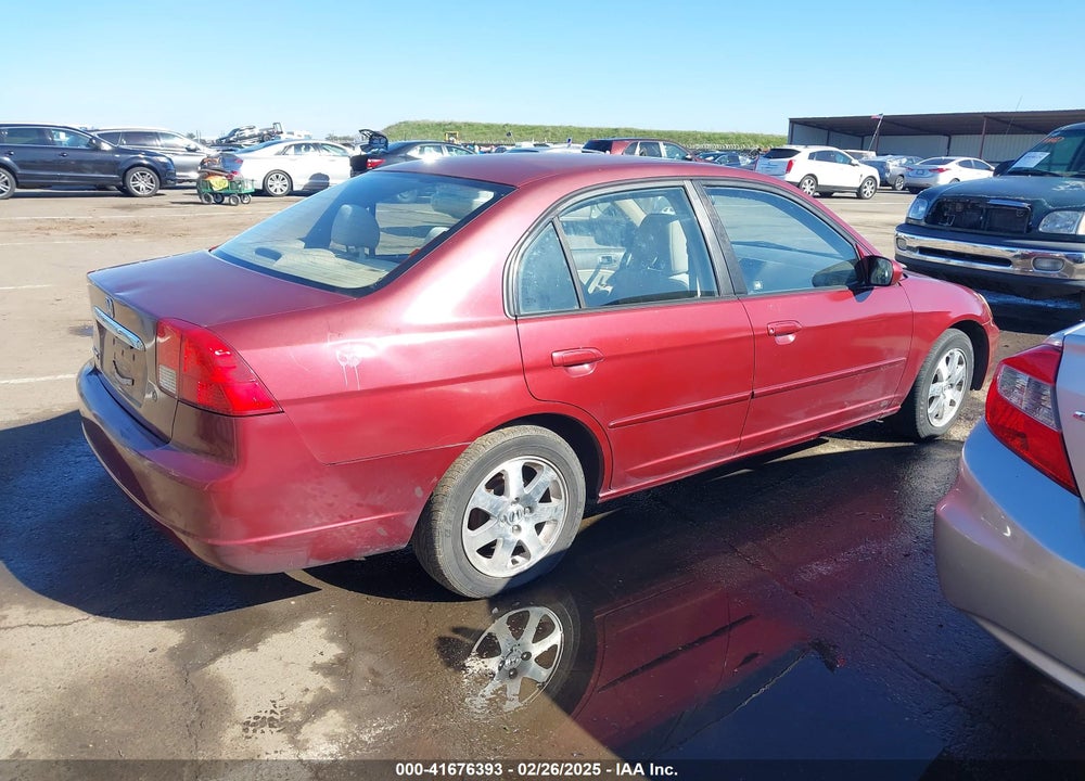 2003 HONDA CIVIC VIN: 2HGES26793H527634
