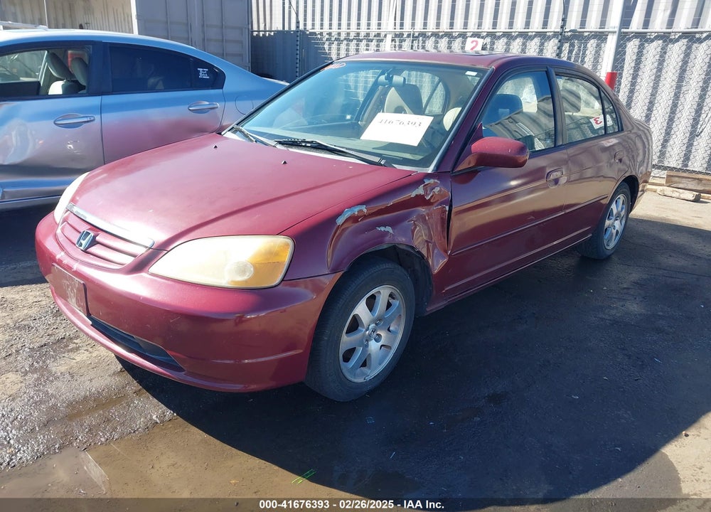 2003 HONDA CIVIC VIN: 2HGES26793H527634