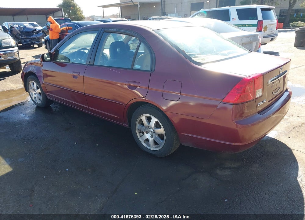 2003 HONDA CIVIC VIN: 2HGES26793H527634