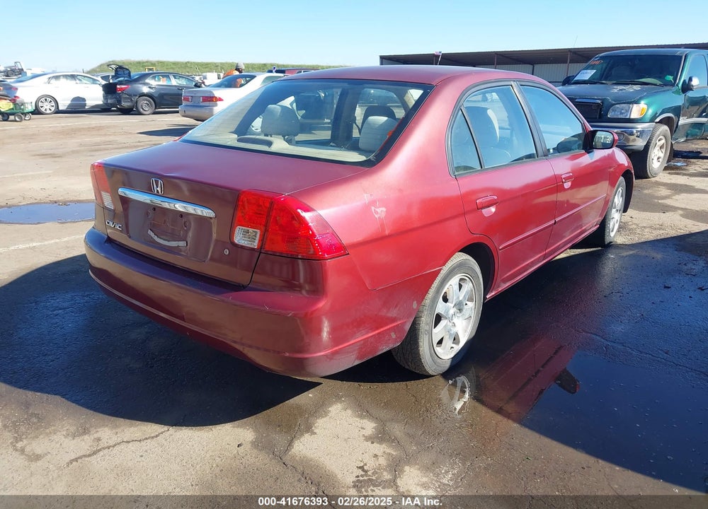 2003 HONDA CIVIC VIN: 2HGES26793H527634