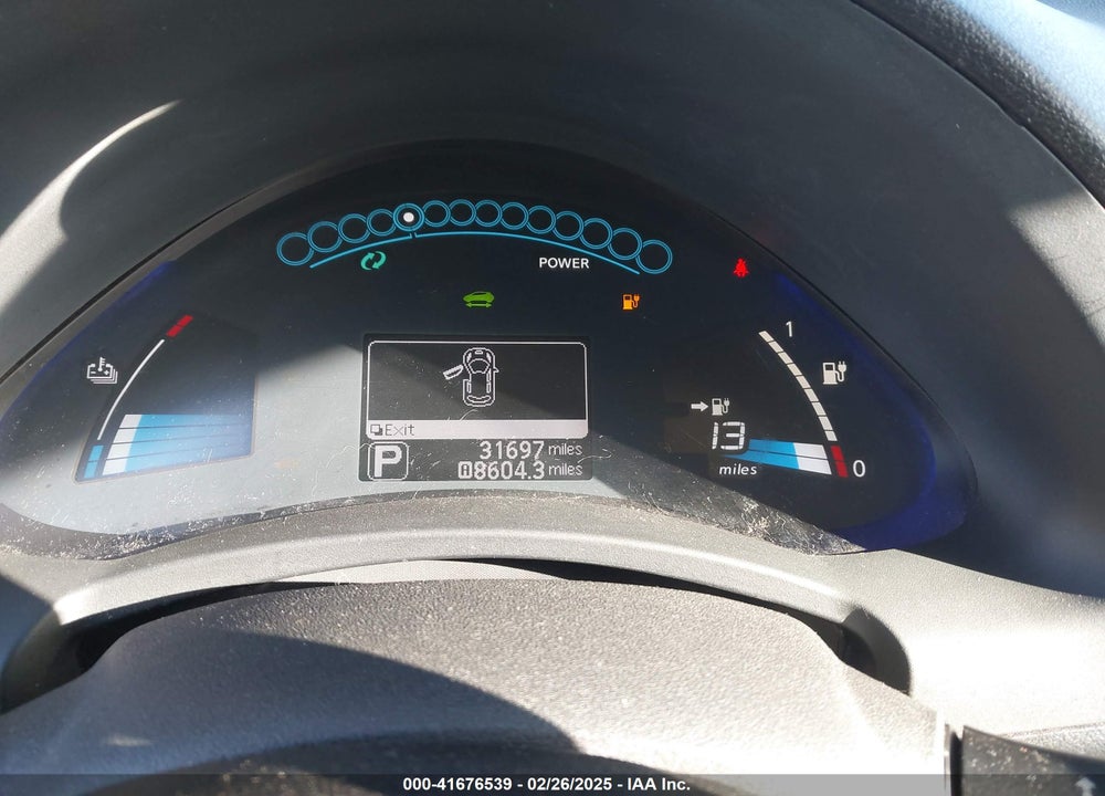 2013 NISSAN LEAF VIN: 1N4AZ0CP0DC422007