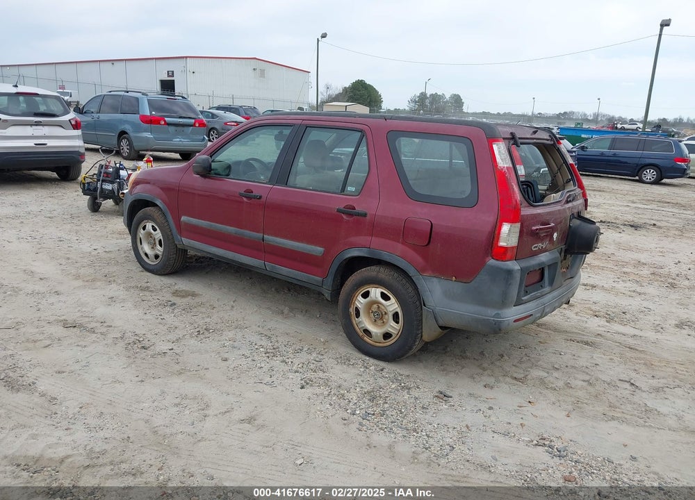 2006 HONDA CR-V LX VIN: SHSRD78506U441649