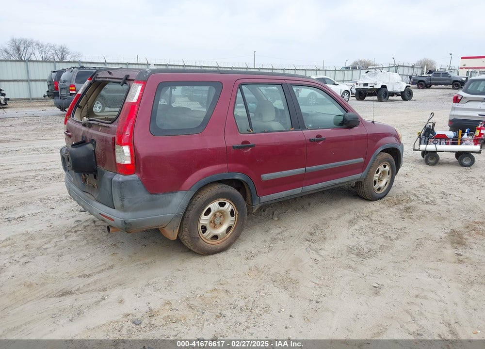 2006 HONDA CR-V LX VIN: SHSRD78506U441649