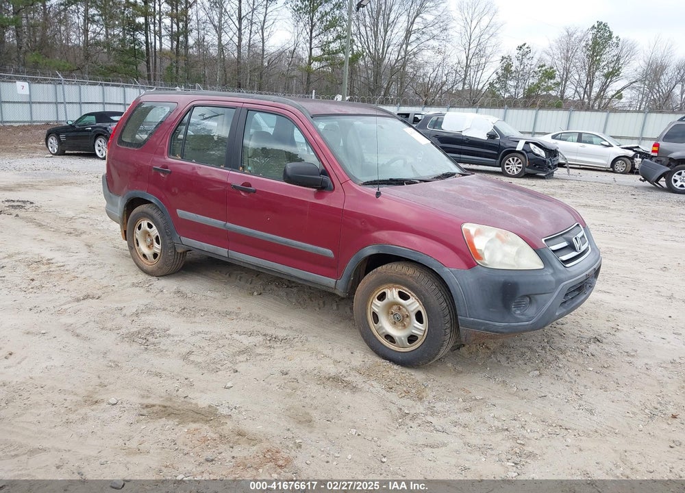 2006 HONDA CR-V LX VIN: SHSRD78506U441649
