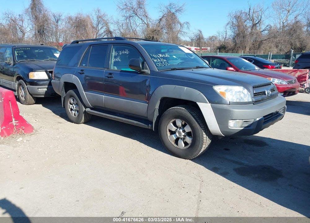 2003 TOYOTA 4RUNNER SR5 V8 VIN: JTEBT14R630014581
