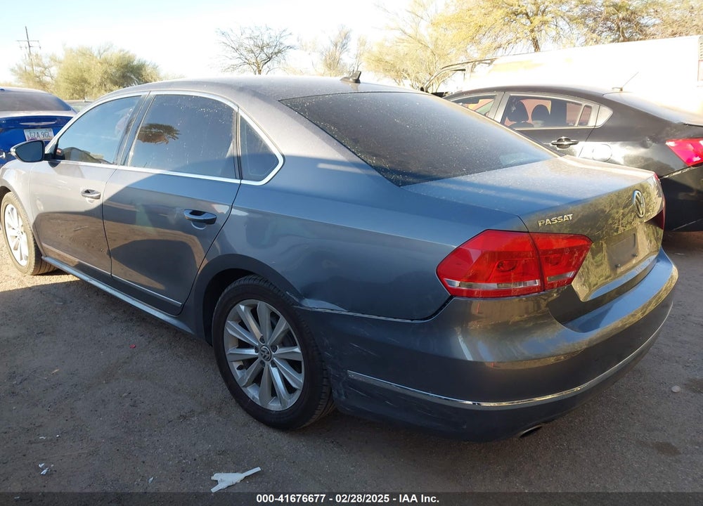 2012 VOLKSWAGEN PASSAT VIN: 1VWCP7A3XCC022730