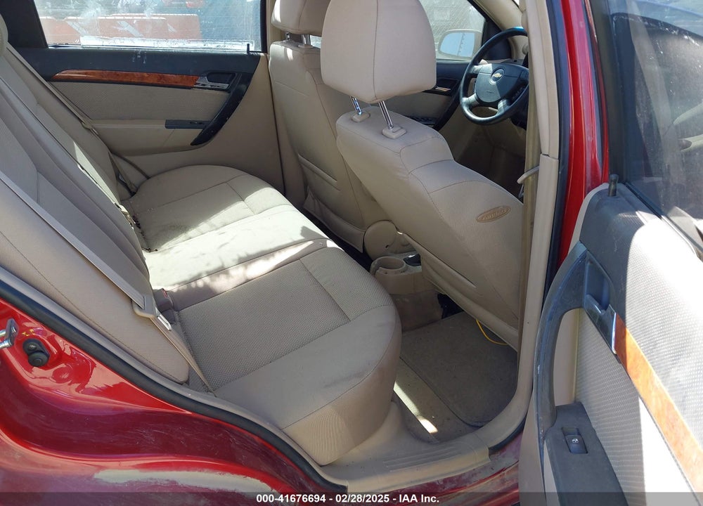 2011 CHEVROLET AVEO VIN: KL1TD5DE2BB135242