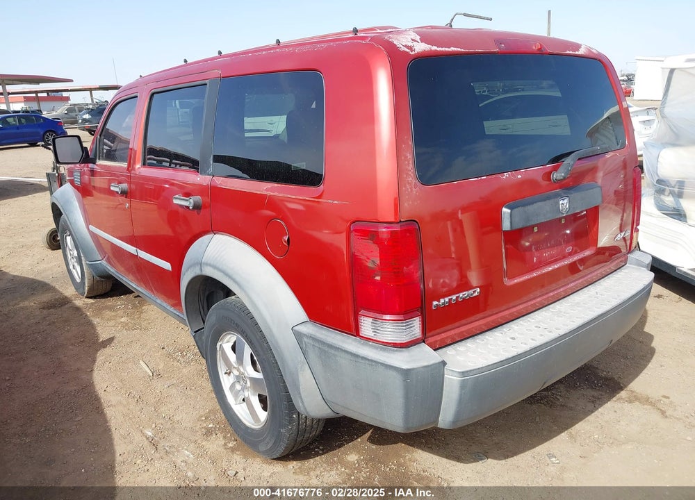 2007 DODGE NITRO SXT VIN: 1D8GU28K37W728795