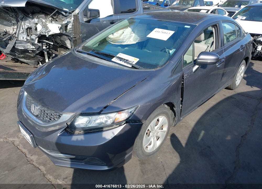 2015 HONDA CIVIC LX VIN: 19XFB2F53FE212684