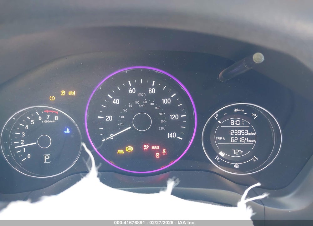 2016 HONDA HR-V VIN: 3CZRU5H52GM728316