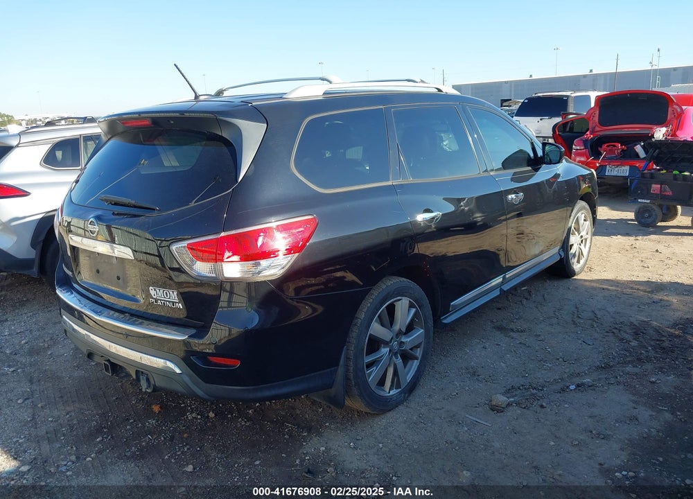 2014 NISSAN PATHFINDER PLATINUM VIN: 5N1AR2MN9EC703495