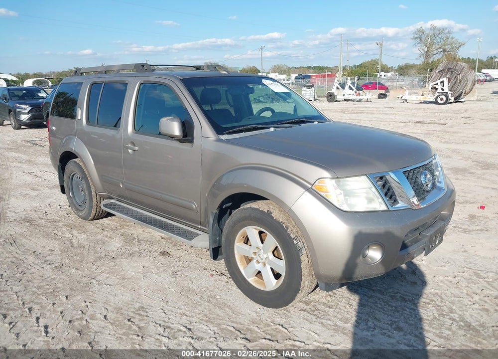 2008 NISSAN PATHFINDER SE VIN: 5N1AR18U08C628976