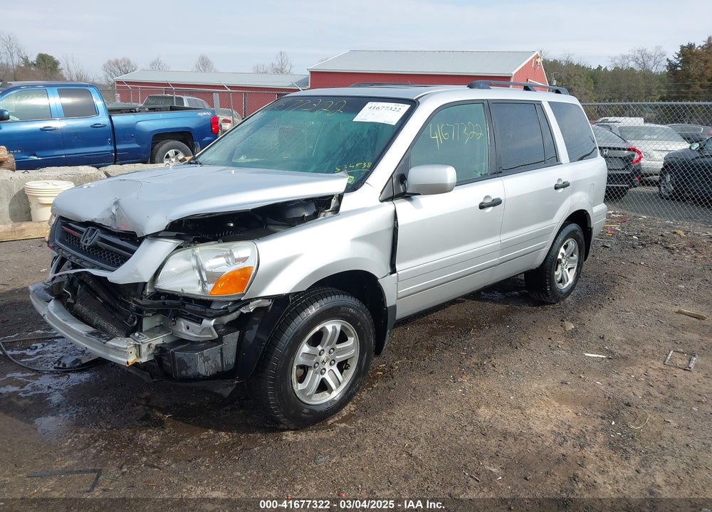 2005 HONDA PILOT EX-L VIN: 2HKYF18725H534538