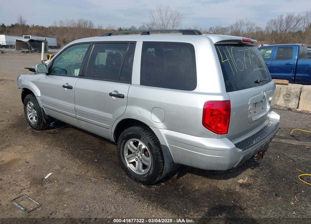 2005 HONDA PILOT EX-L VIN: 2HKYF18725H534538