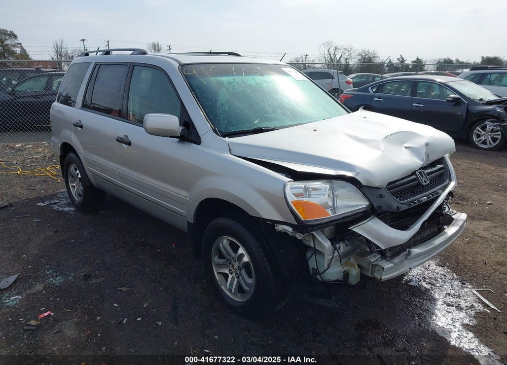 2005 HONDA PILOT EX-L VIN: 2HKYF18725H534538