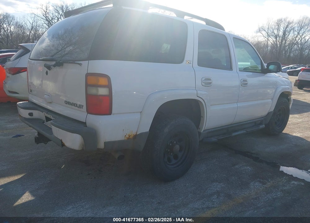 2003 CHEVROLET TAHOE Z71 VIN: 1GNEK13Z23R144091