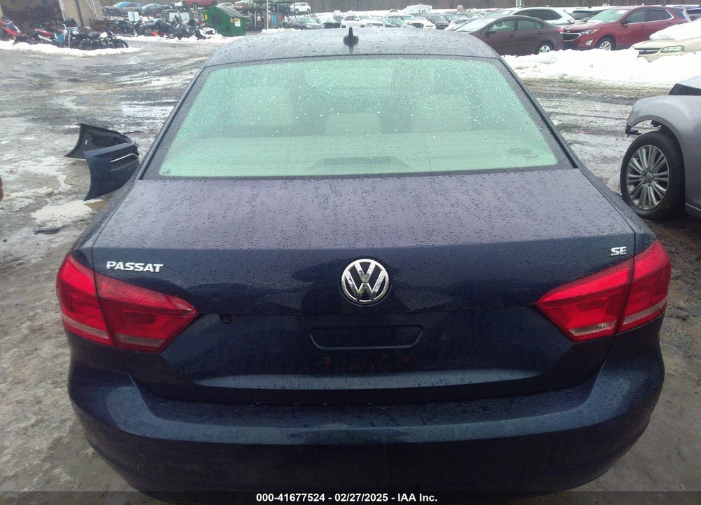 2013 VOLKSWAGEN PASSAT VIN: 1VWBP7A34DC122559