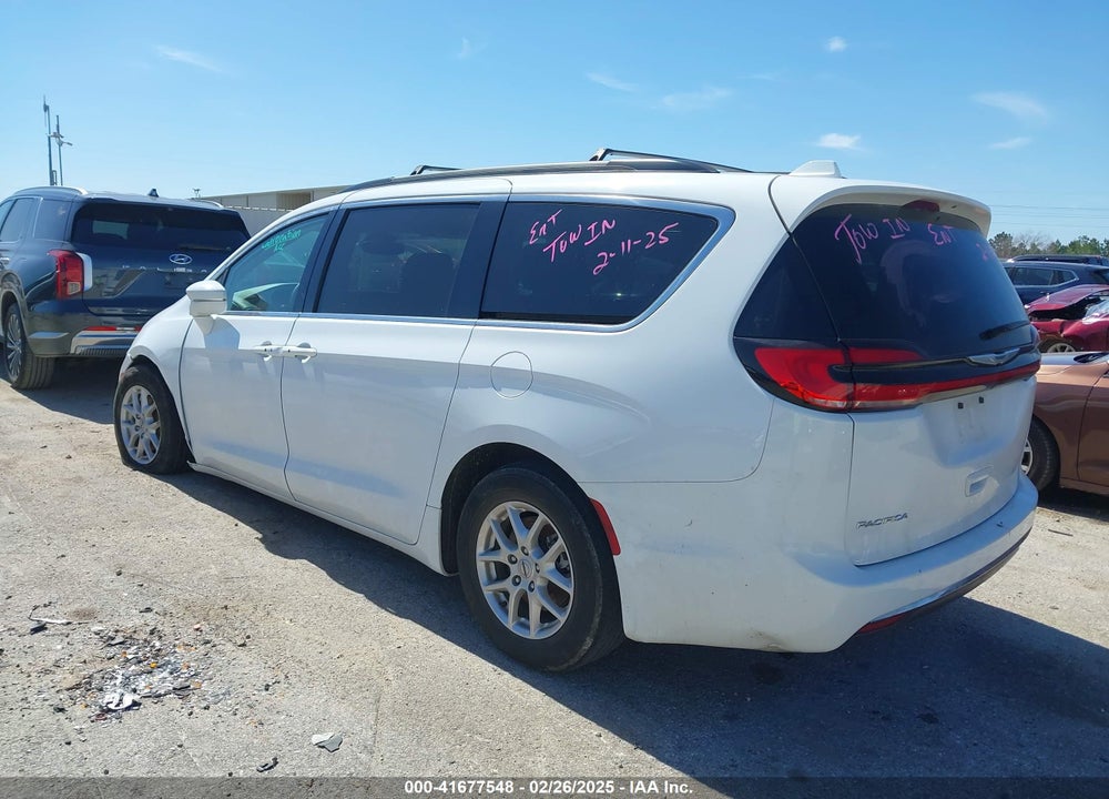 2022 CHRYSLER PACIFICA TOURING L VIN: 2C4RC1BG3NR198844
