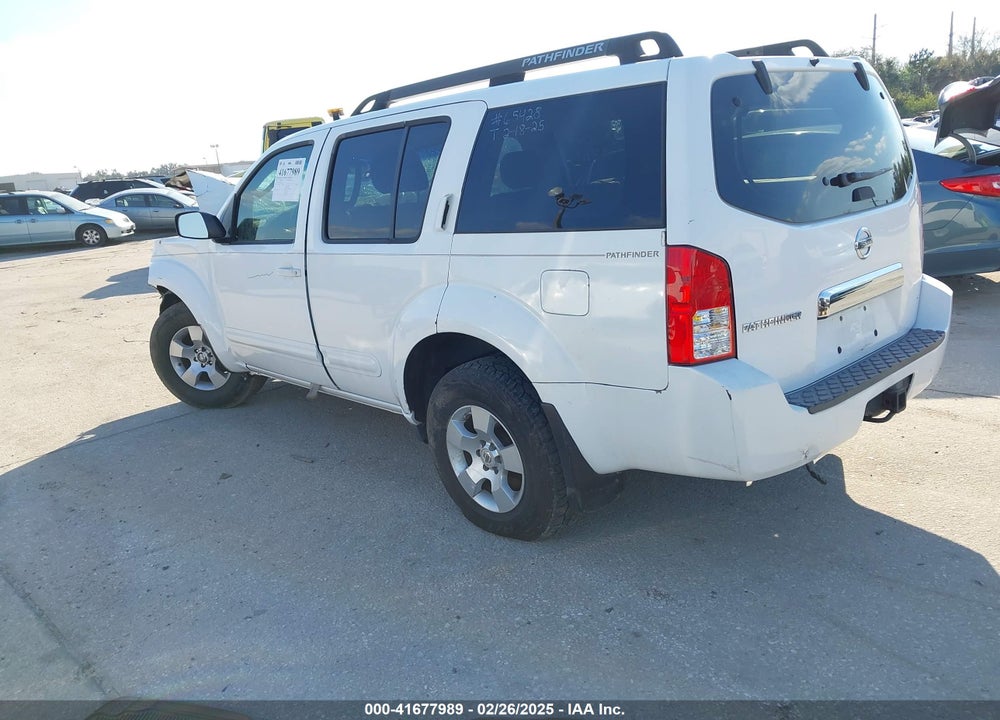 2007 NISSAN PATHFINDER VIN: 5N1AR18U57C624470