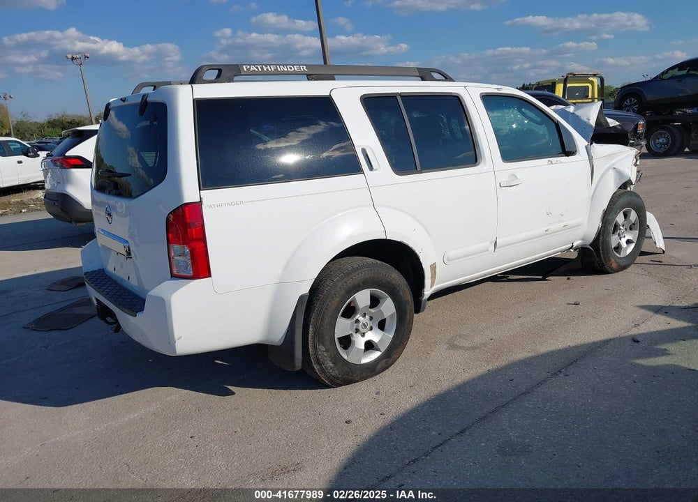 2007 NISSAN PATHFINDER VIN: 5N1AR18U57C624470