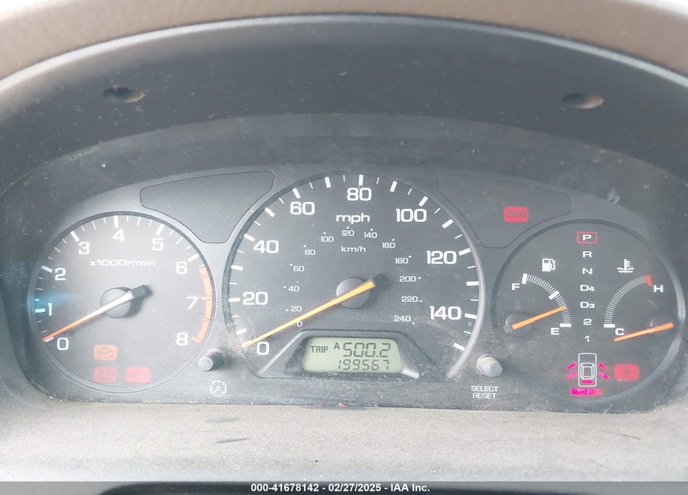 2000 HONDA ACCORD 2.3 SE VIN: JHMCG6699YC029328