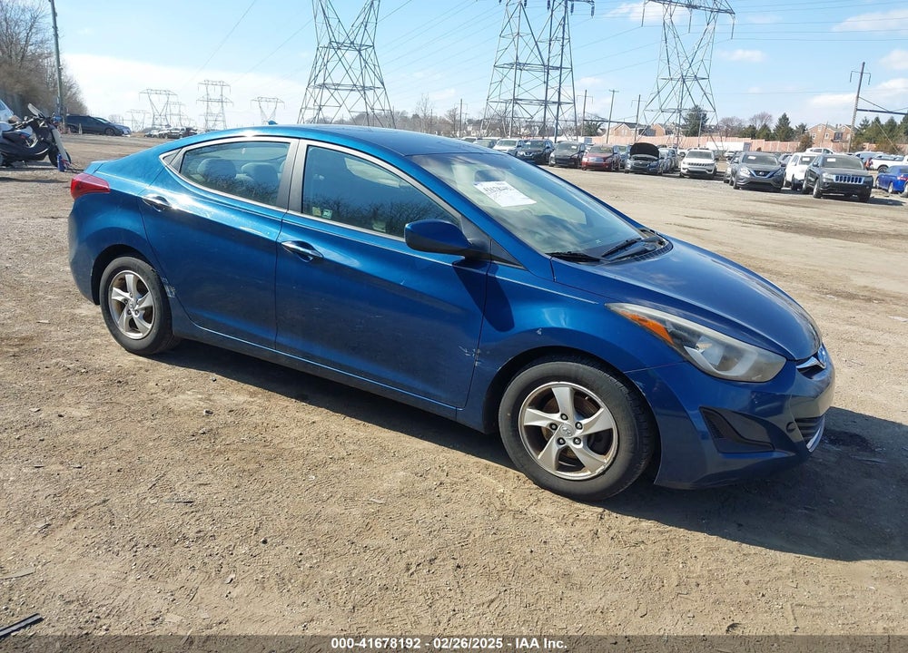 2014 HYUNDAI ELANTRA SE VIN: KMHDH4AE8EU158738