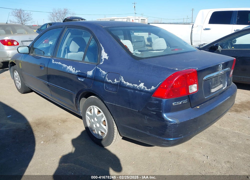 2003 HONDA CIVIC LX VIN: 2HGES16693H600549