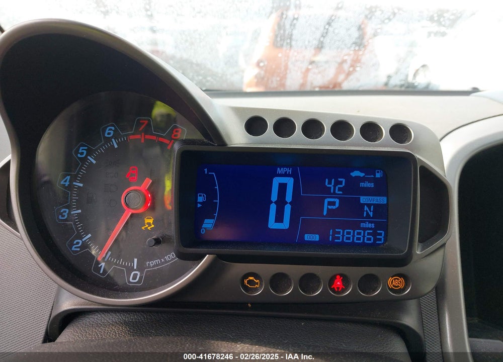2012 CHEVROLET SONIC VIN: 1G1JE6SH2C4114048