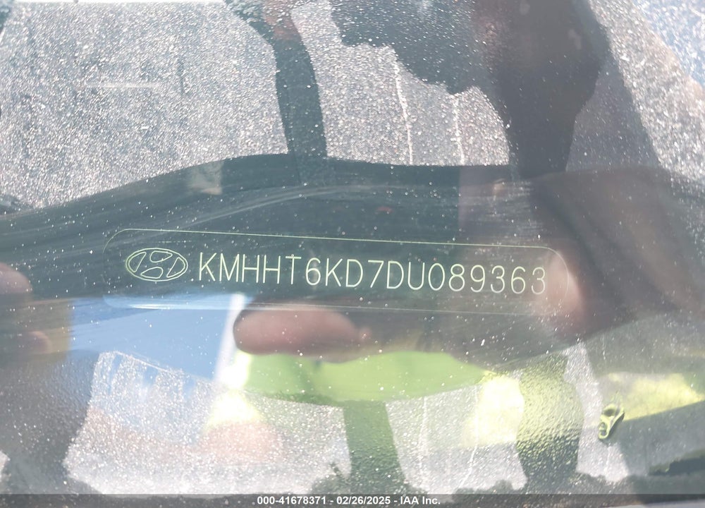 2013 HYUNDAI GENESIS 2.0T VIN: KMHHT6KD7DU089363