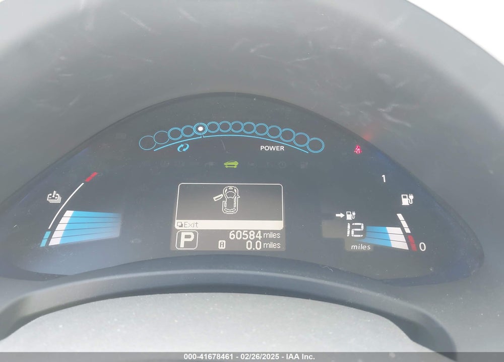 2012 NISSAN LEAF SL VIN: JN1AZ0CP4CT023645