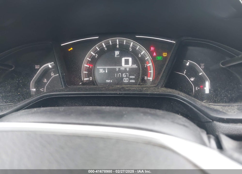 2017 HONDA CIVIC VIN: 19XFC2F58HE220358