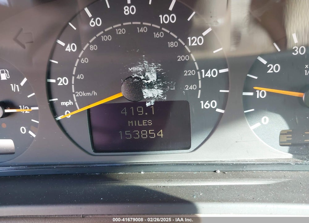 2002 MERCEDES-BENZ E 320 VIN: WDBJF65J22B455901