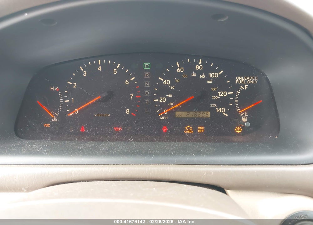 1999 LEXUS ES 300 VIN: JT8BF28G3X5051735