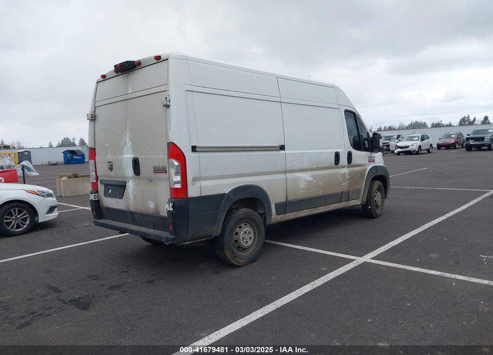 2020 RAM PROMASTER 2500 HIGH ROOF 136 WB VIN: 3C6TRVCG1LE139632