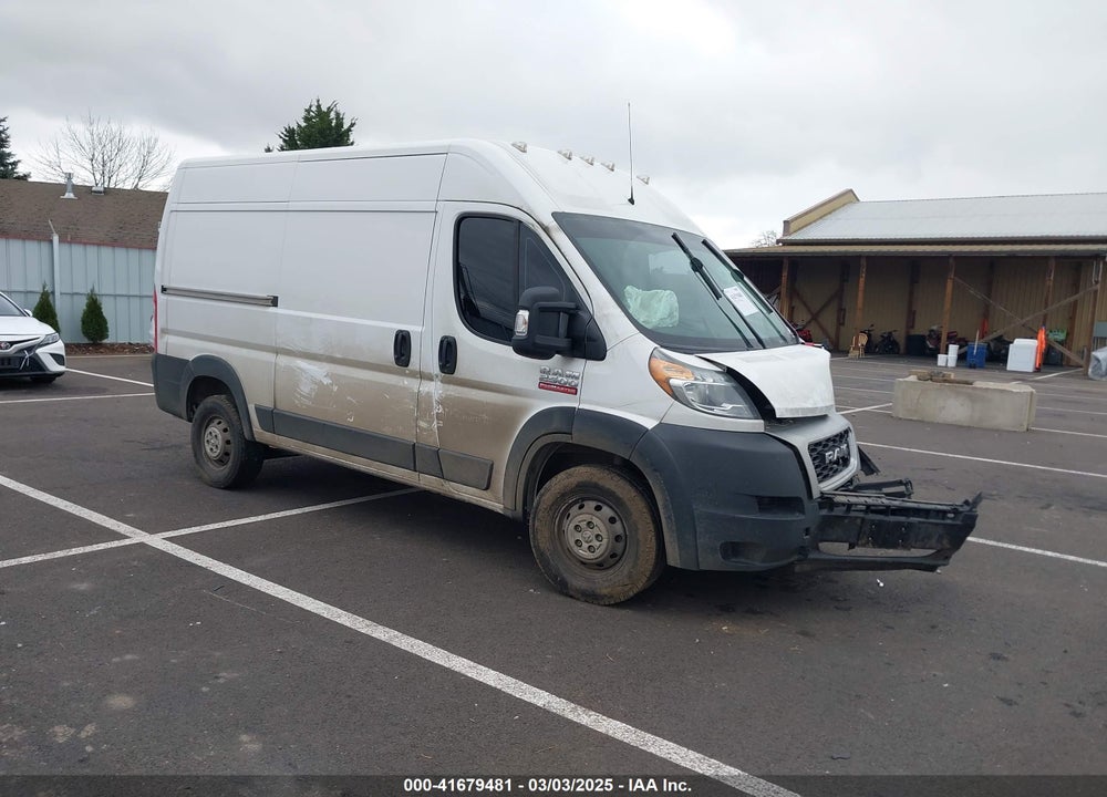 2020 RAM PROMASTER 2500 HIGH ROOF 136 WB VIN: 3C6TRVCG1LE139632