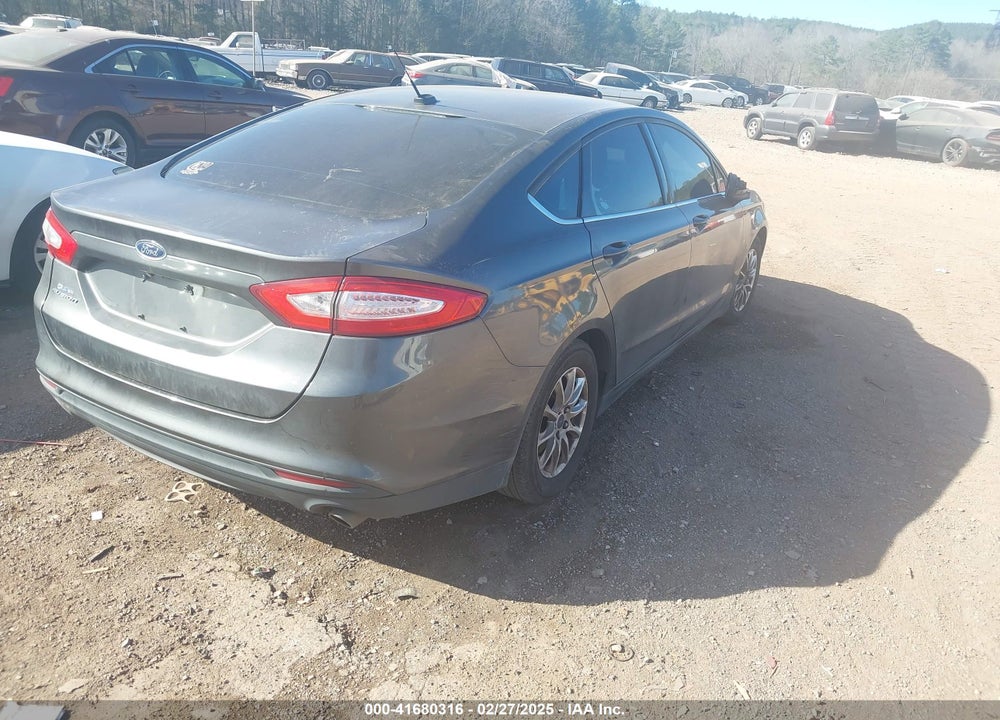 2016 FORD FUSION VIN: 1FA6P0G79G5105843