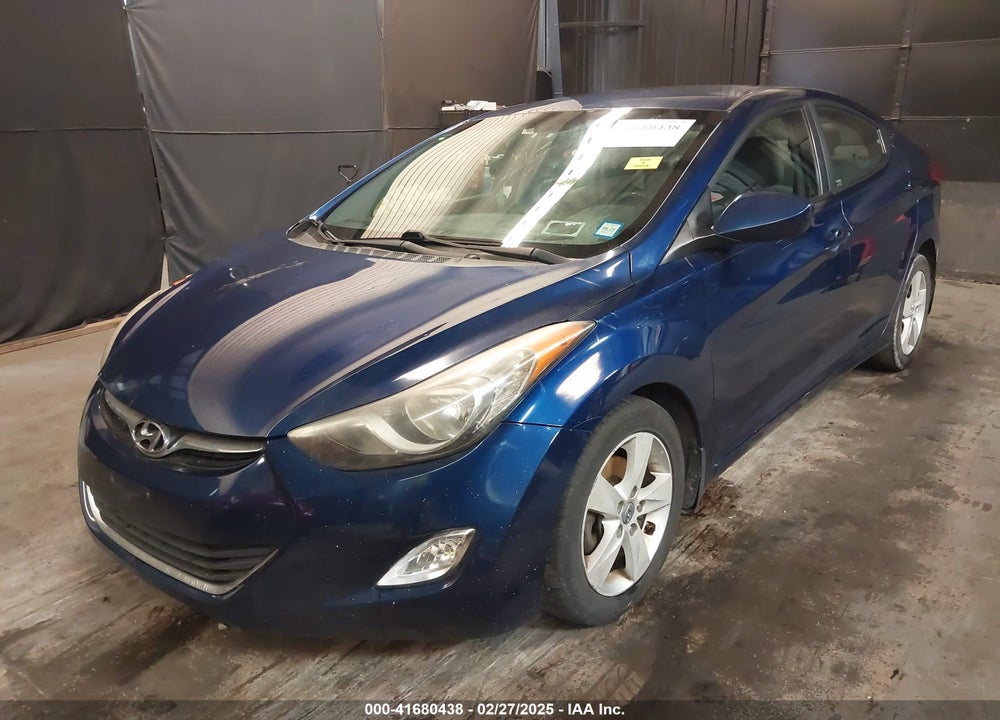 2013 HYUNDAI ELANTRA VIN: KMHDH4AE6DU580568