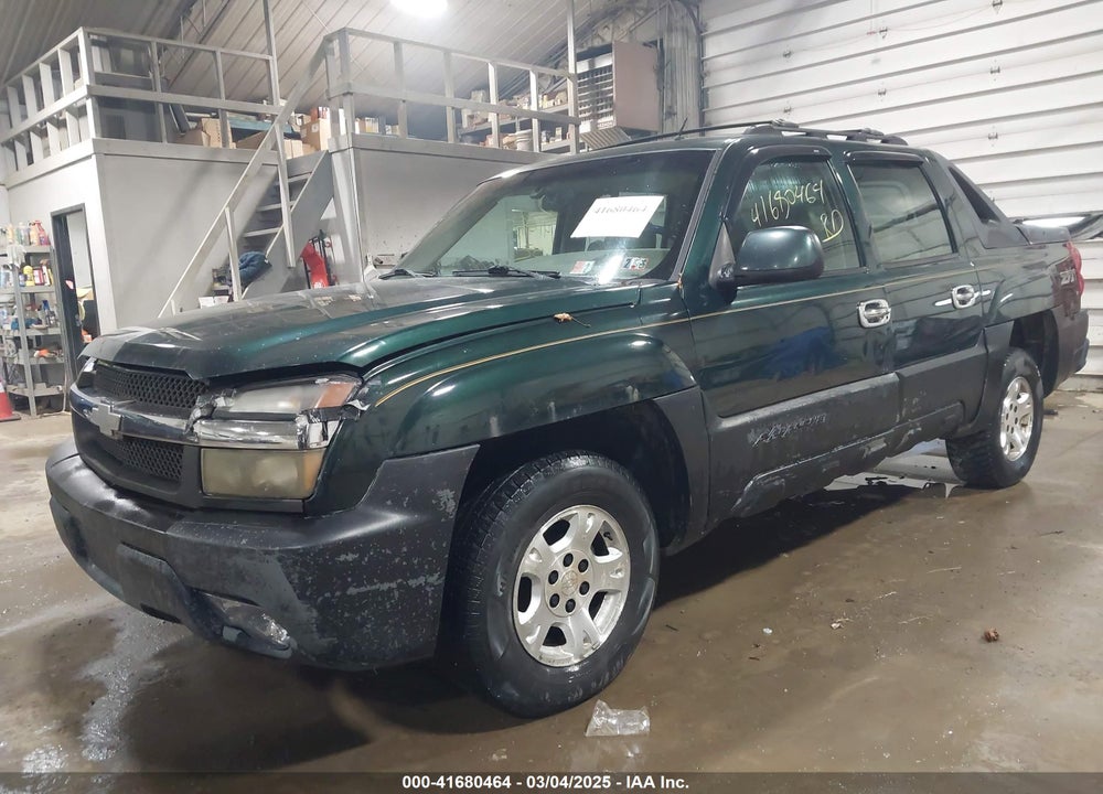 2002 CHEVROLET AVALANCHE VIN: 3G EK13T52G109653