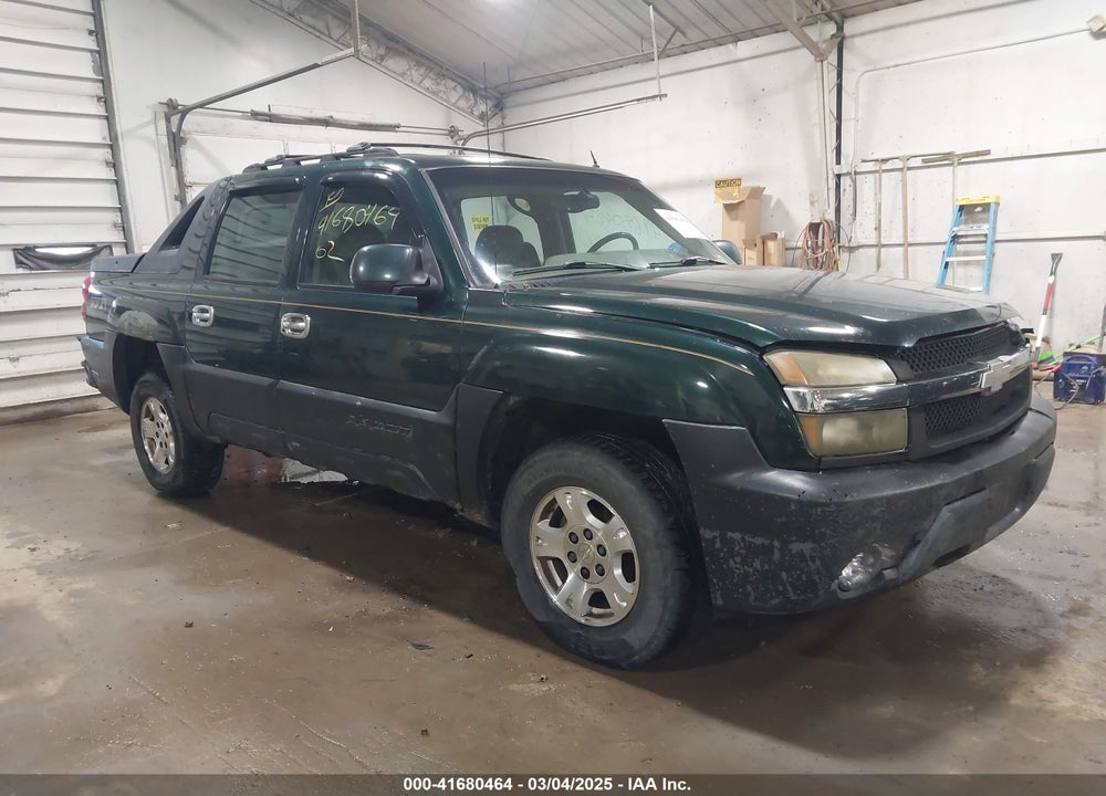 2002 CHEVROLET AVALANCHE VIN: 3G EK13T52G109653