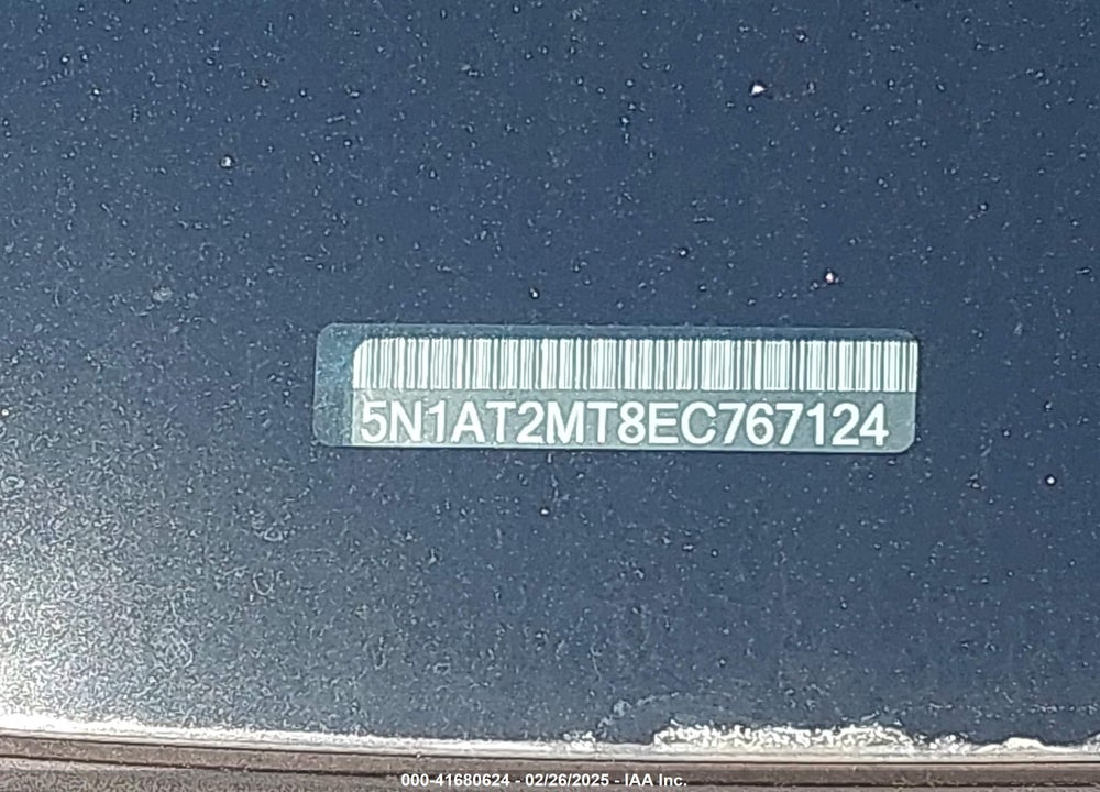 2014 NISSAN ROGUE VIN: 5N1AT2MT8EC767124