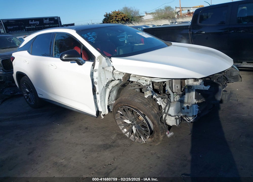 2020 LEXUS RX 450H F SPORT PERFORMANCE VIN: 2T2YGMDA3LC043603