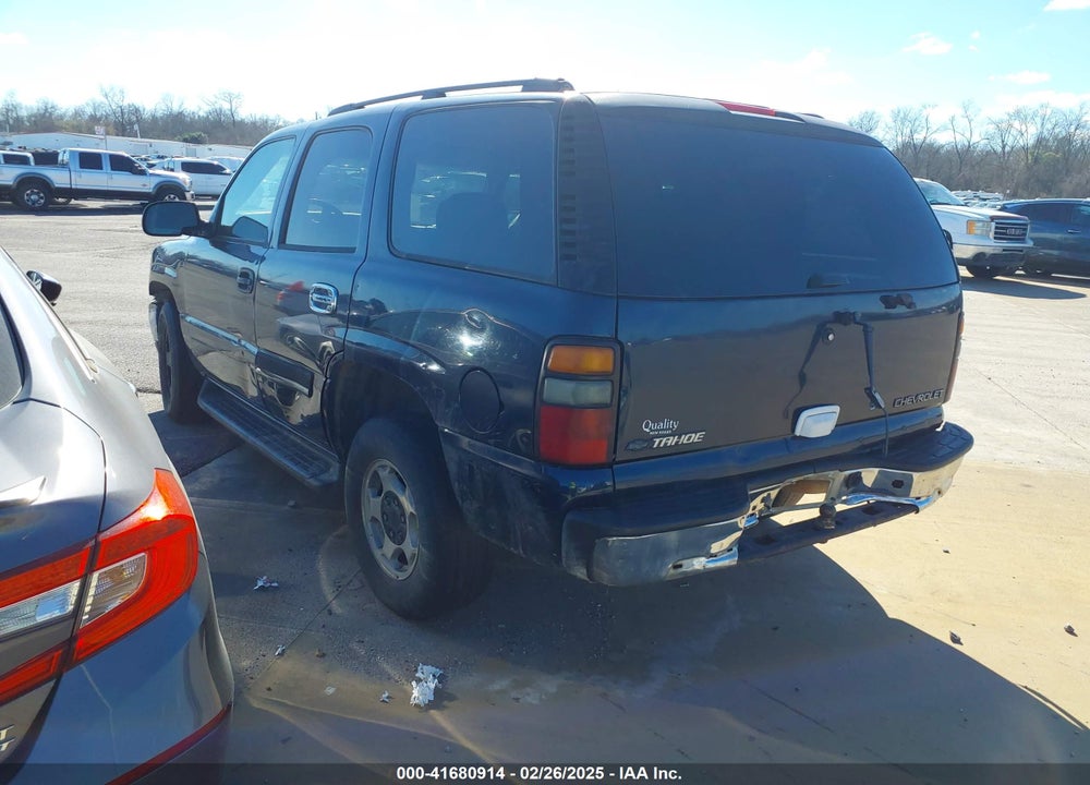 2005 CHEVROLET TAHOE LS VIN: 1GNEC13T05R265519