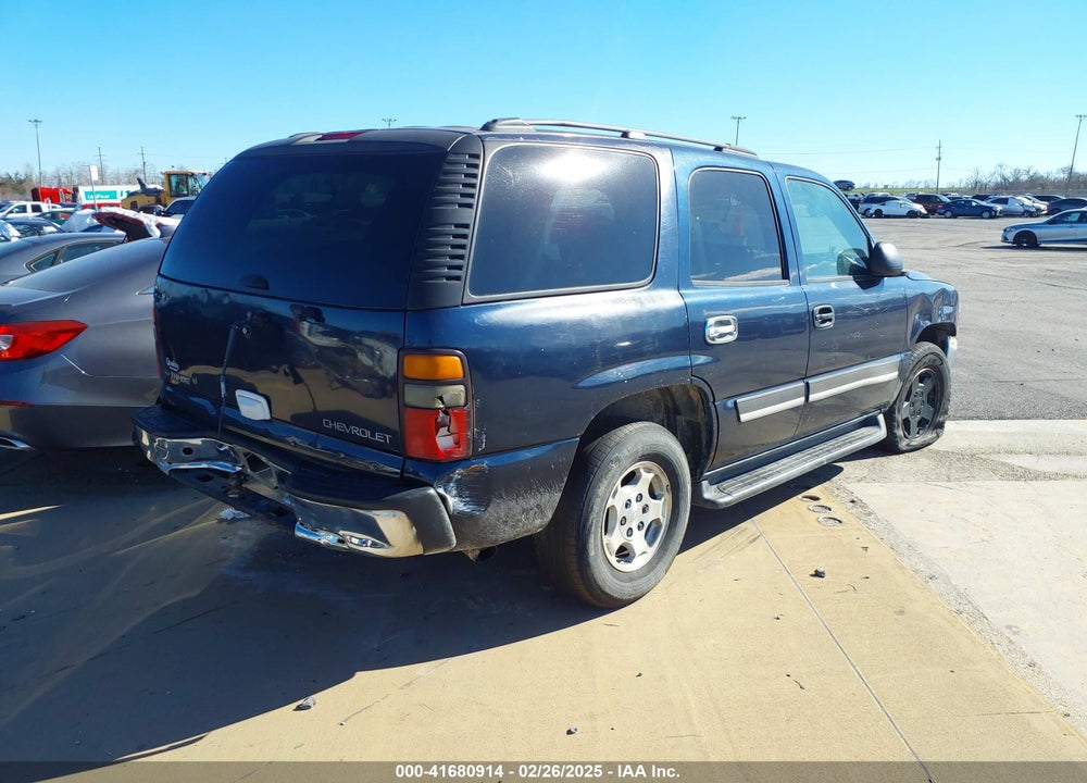 2005 CHEVROLET TAHOE LS VIN: 1GNEC13T05R265519