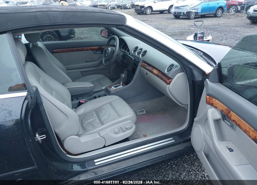 2007 AUDI A4 2.0T VIN: WAUDF48H47K032043