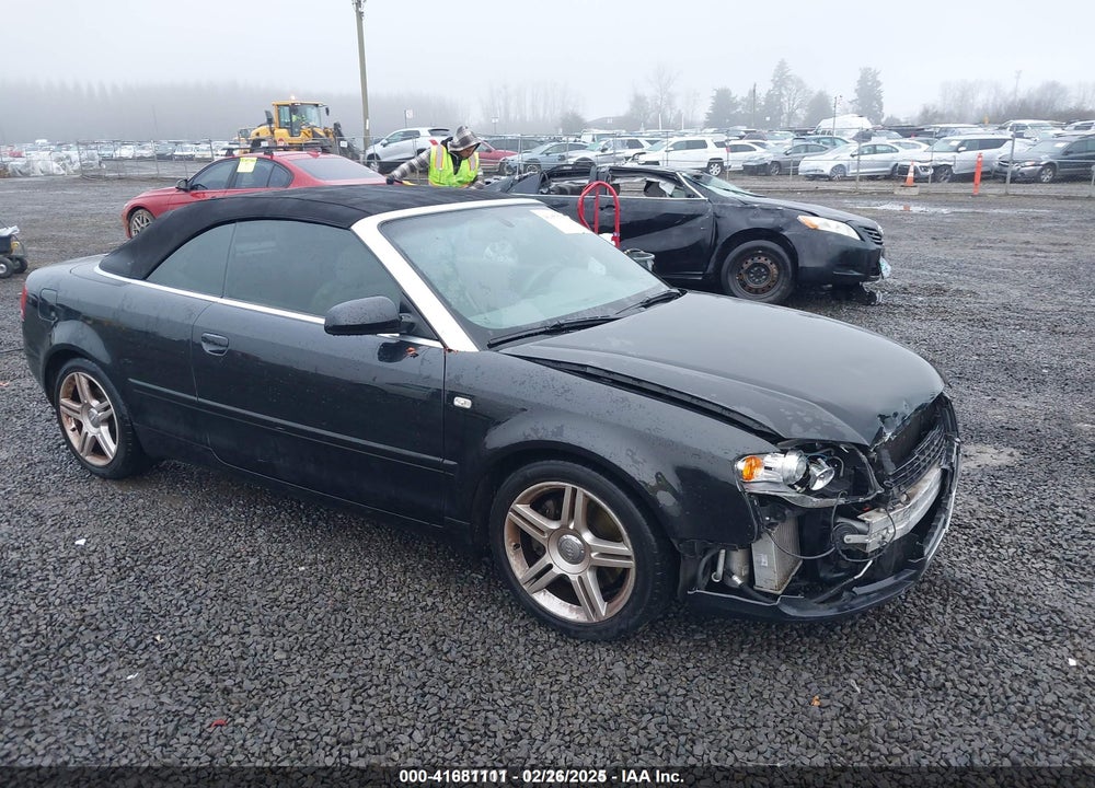 2007 AUDI A4 2.0T VIN: WAUDF48H47K032043