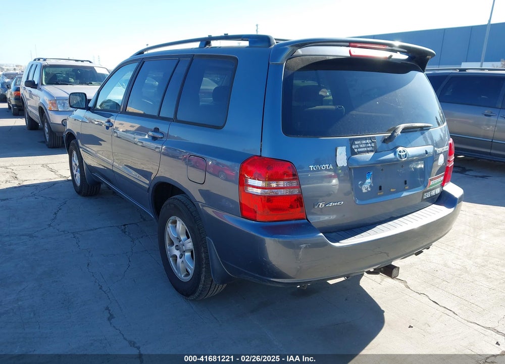 2002 TOYOTA HIGHLANDER VIN: JTEHF21A420080504