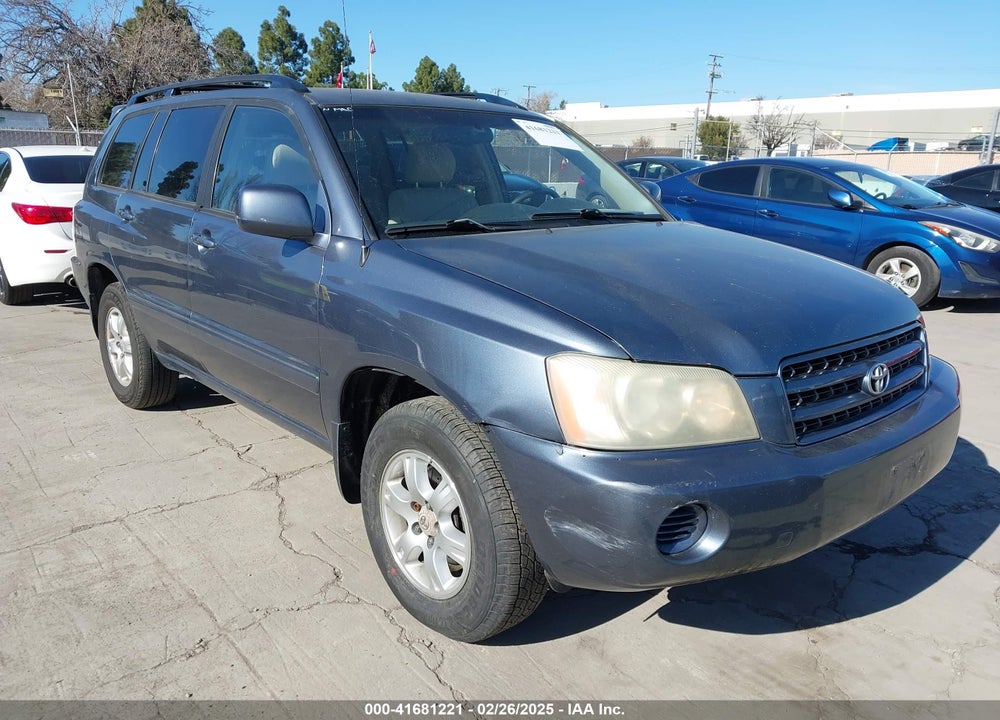 2002 TOYOTA HIGHLANDER VIN: JTEHF21A420080504