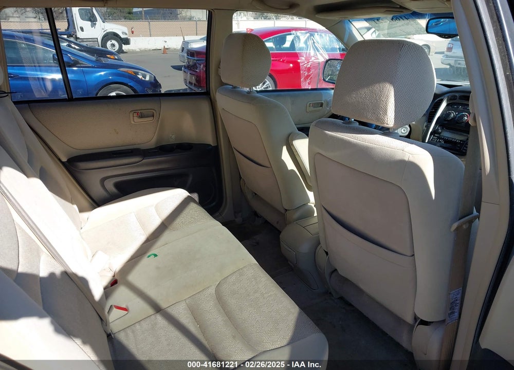 2002 TOYOTA HIGHLANDER VIN: JTEHF21A420080504