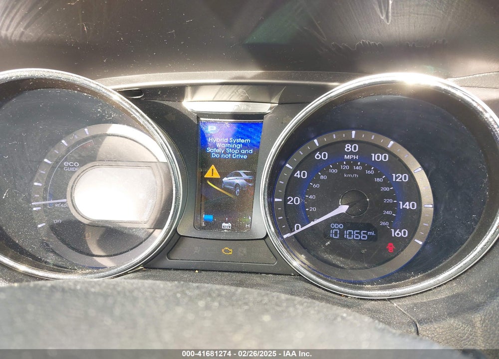 2012 HYUNDAI SONATA HYBRID VIN: KMHEC4A42CA054772