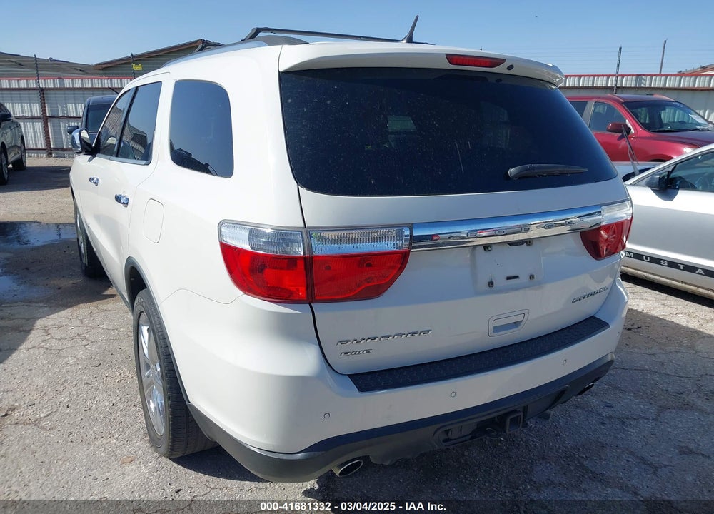 2012 DODGE DURANGO VIN: 1C4SDJET0CC109342